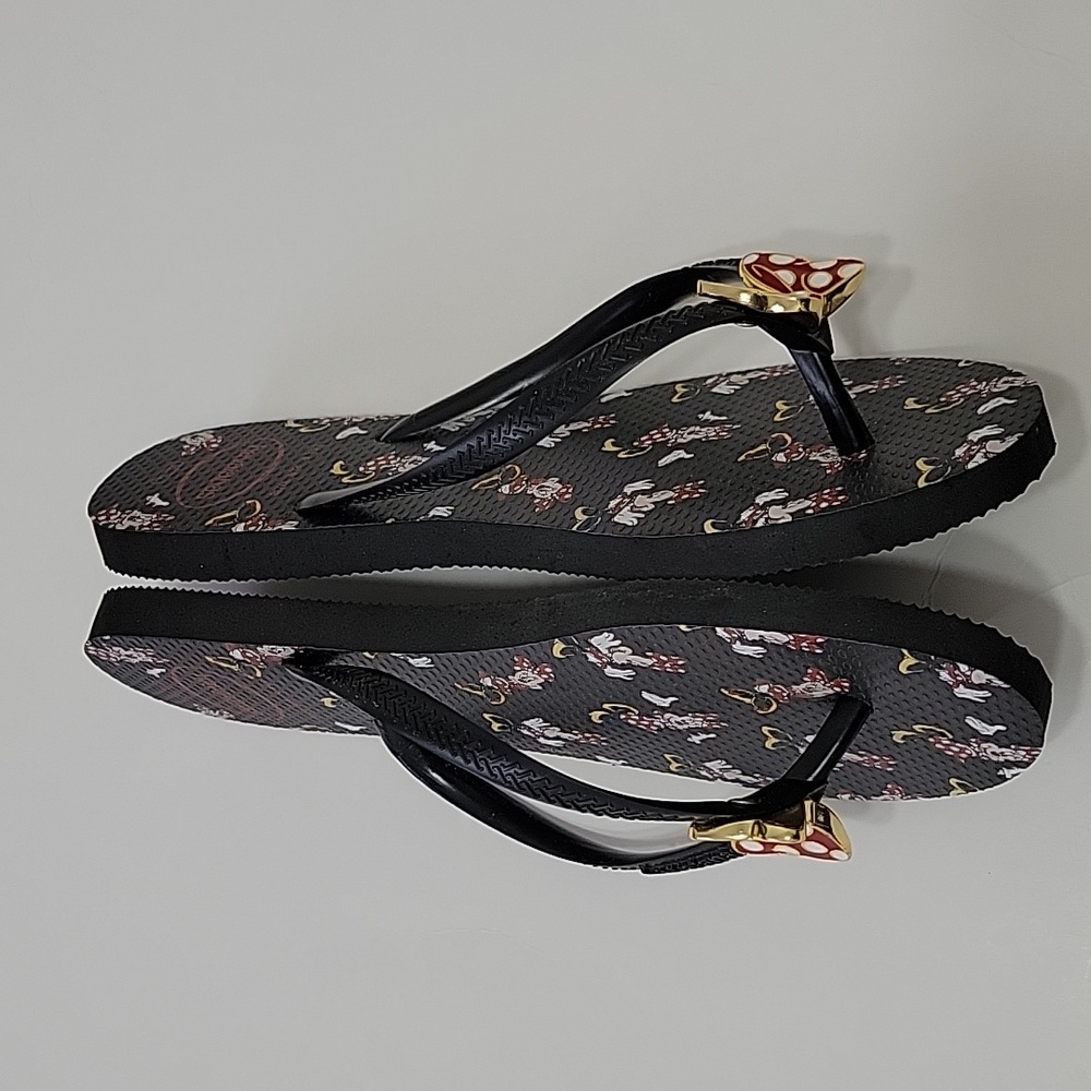 Disney Parks Flip Flop By Havaianas Minnie Mouse - Picture 4 of 12